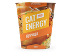 Продукция Cat Energy PRO со вкусом курицы в стакане, вес 1000 г