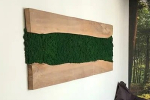 Декор с деревянными вставками